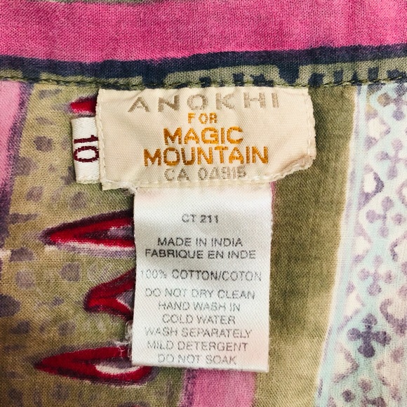 Vintage 90’s ANOHKI for Magic Mountain BoHo Tribal Native American Indian Style - Picture 7 of 7